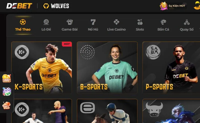 Cá cược bóng đá online Debet - Uy tín an toàn trả thưởng cao 1 Giới thiệu sảnh bóng đá Debet